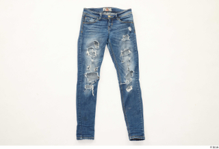 Clothes  300 blue jeans with holes casual clothing distressed…